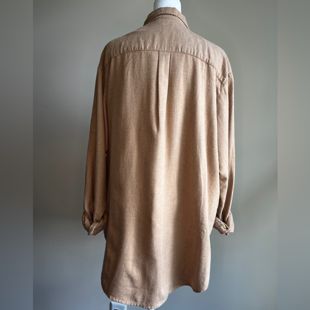 GAP Women’s Medium Light Warm Brown Casual Button Down Tunic - Picture 2 of 3